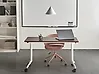 Foldable Office Desk CAVI 120 cm x 60 cm Dark Brown