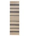 Jutový koberec 80 x 300 cm béžová/sivá TALPUR_850022