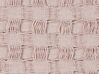 Cotton Bedspread 200 x 220 cm Pink BERE_918087