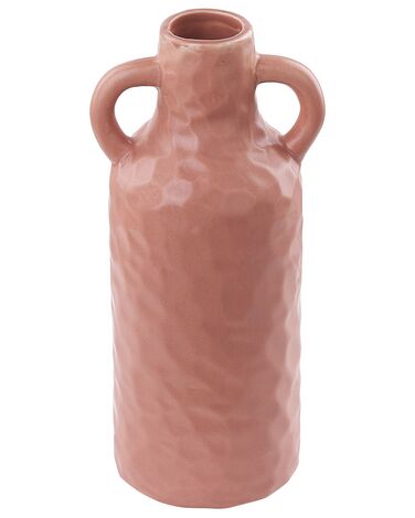 Porcelain Flower Vase 24 cm Pink DRAMA