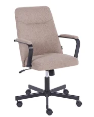 Office Chair CAROGA Fabric Light Brown_1082941