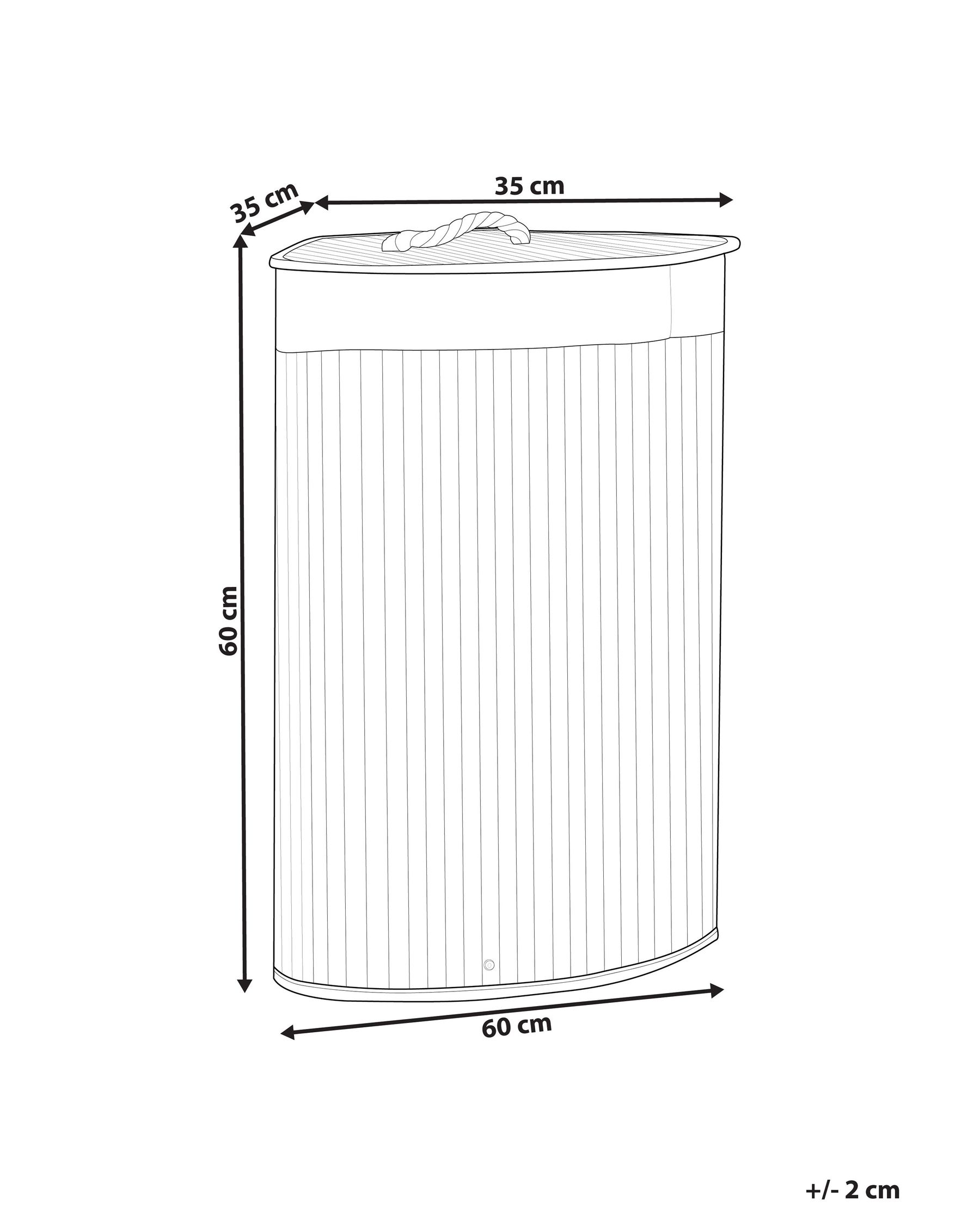 Scaffale In Bambù A 2 Livelli Homewell – 55x35x67 Cm, 3 Kg, Resistente, Per Cucina E Ufficio