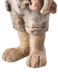 Set di 2 statue da giardino BAROLO Coniglio Multicolore_1055068