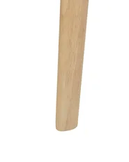Set of 2 Dining Chairs OVERLY Wood Light Ash Wood_945431