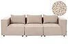 Sofá modular 3 plazas AXEBO Bouclé Beige