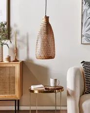 Pendant Lamp LWELA Bamboo Wood Natural_827290