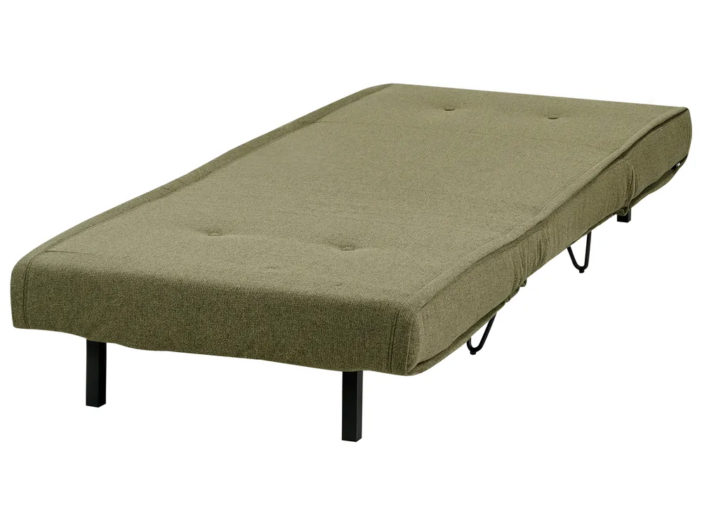 Living Room Set 3 Seater VESTFOLD Fabric Olive Green_930257