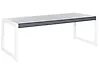 Garden Dining Table BACOLI 210 cm 90 cm Glass Off-White
