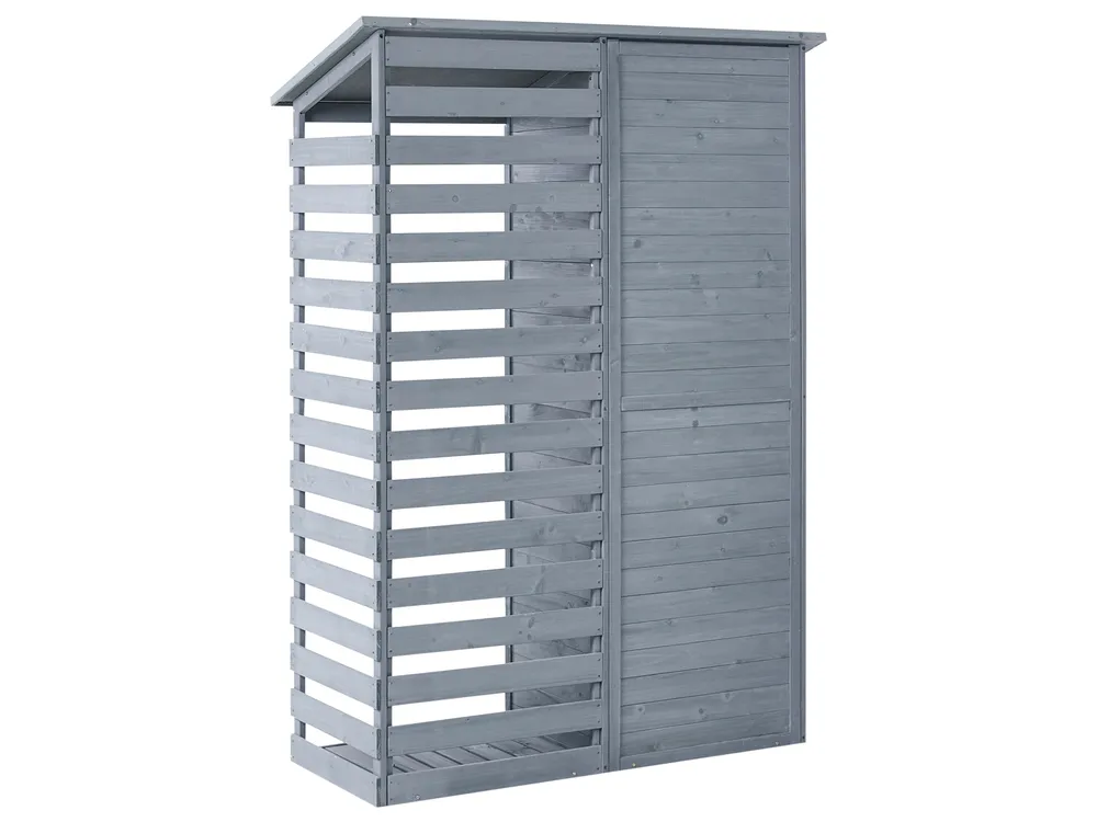 Schowek narzędziowy CENGIO 130 cm 57 cm Drewno jodłowe Szary_1015052