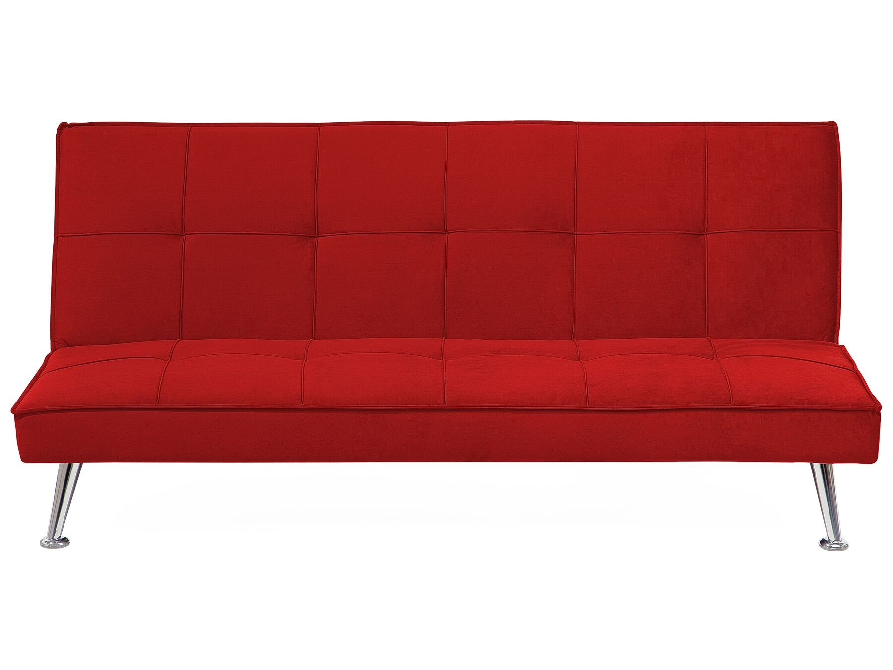 Sofá cama de terciopelo rojo HASLE_589654