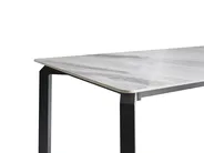 Garden Dining Table FELETTO 180 cm 90 cm Stone Grey Marble_1038175