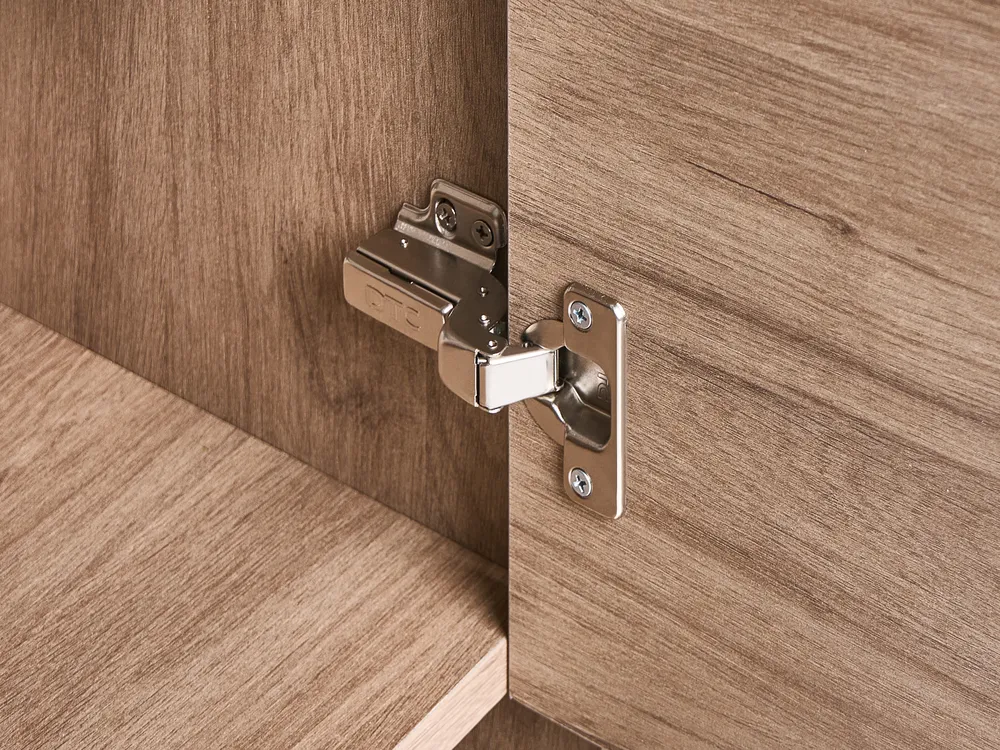 Wall Mounted Vanity Unit with Basin UMAYO Light Brown_1019825