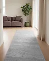 Faux Fur Rug ONTAKE Light Grey 80 x 300 cm