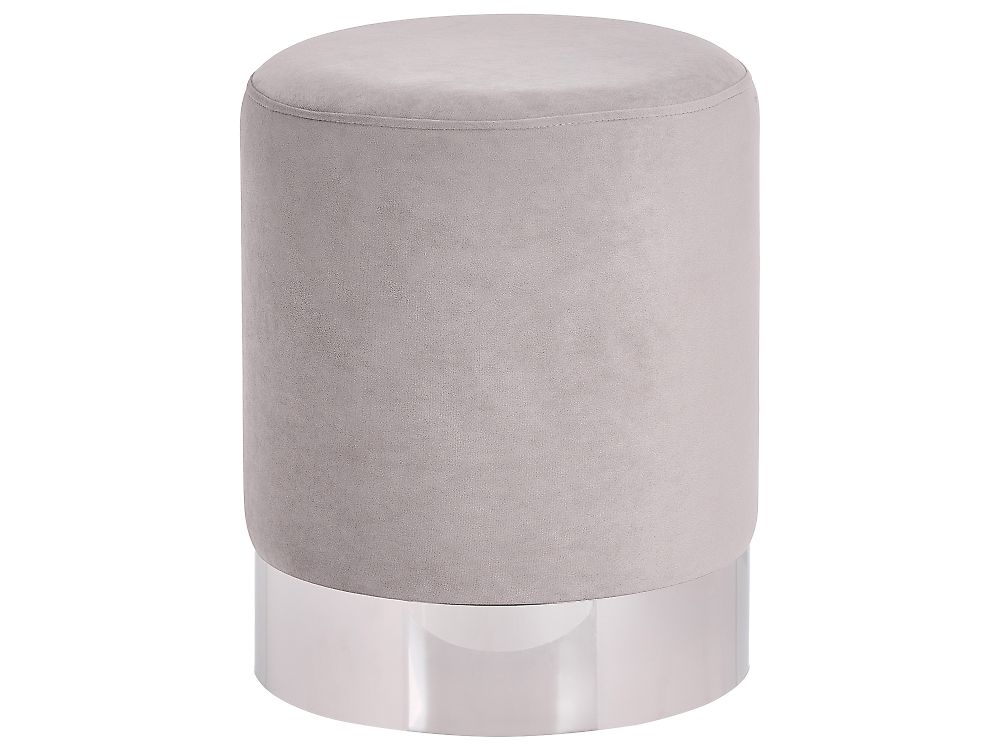 Pouffe BRIGITTE Velvet Grey