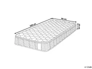 Materac kieszeniowy SPRING PLUS FIRM H3/4 twardy 90 x 200 cm_758145