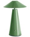 Wireless LED Table Lamp APAYAO with Dimmer Metal Green