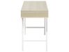 Home Office Set White and Light Wood JENKS/CLARITA_843334