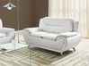 Sofa dla 2 osób LEIRA Ekoskóra Biały