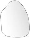 Lustro ścienne PUTEAUX 70 cm 92 cm Metal Czarny