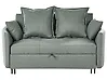 Sofa Bed 2 Seater HOVIN Fabric Green