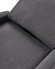 Recliner Chair EMINENCE Faux Linen Dark Grey_1029820