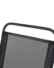 Set of 4 Garden Chairs LIVO Metal Black_700981