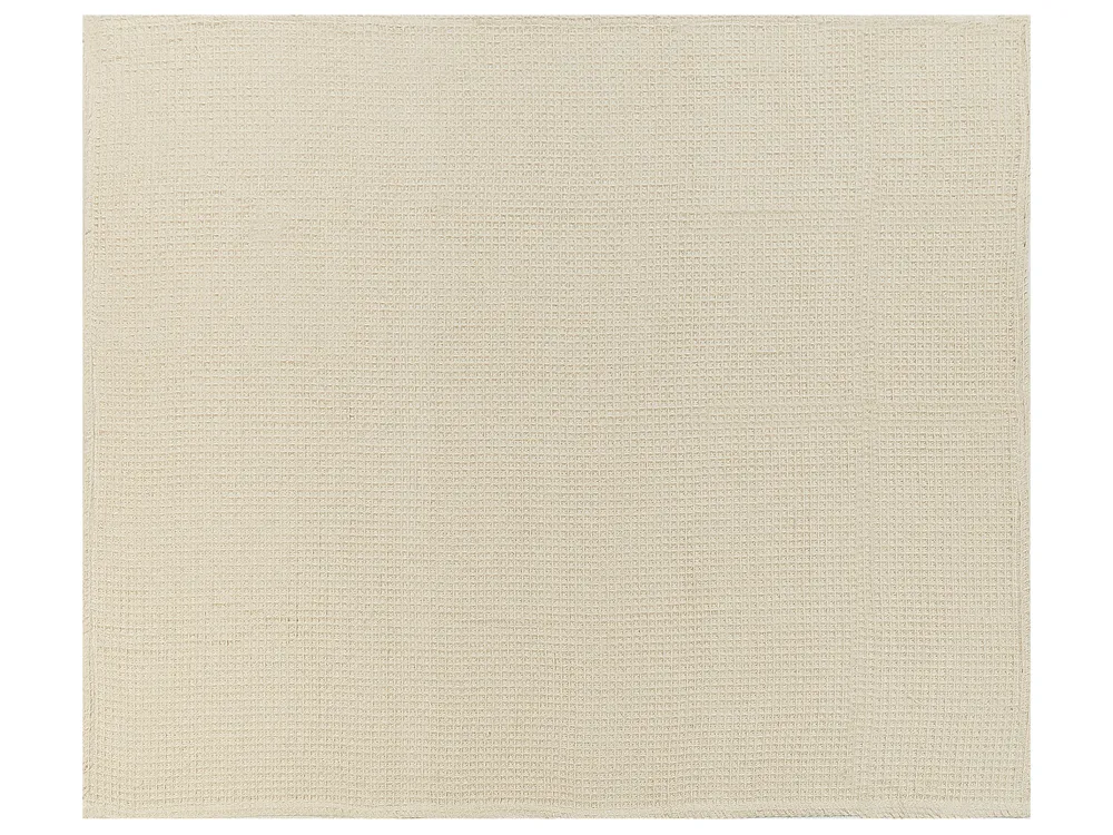 Narzuta na łóżko CHAGYL Bawełna 220 x 240 cm Beżowy_917915