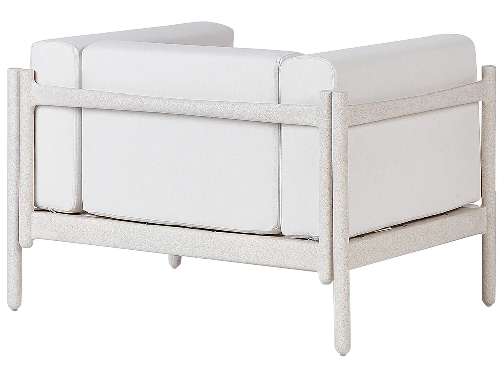 Garden Lounge Set with Table 4 Seater FERRETTI Light Beige_931535