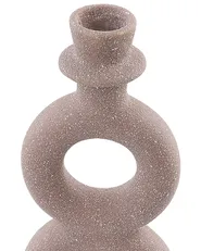 Świecznik NAOUSA 23 cm Ceramika Beżowy_846176