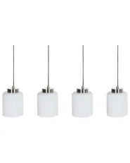 Pendant Lamp CAUDELO Metal Black/ White_883195