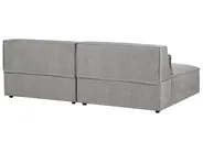 Divano modulare 2 posti HELLNAR Tessuto Grigio_912037