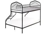 Bunk Bed Metal CHAMONIX 90/140 x 200 cm Black_976875