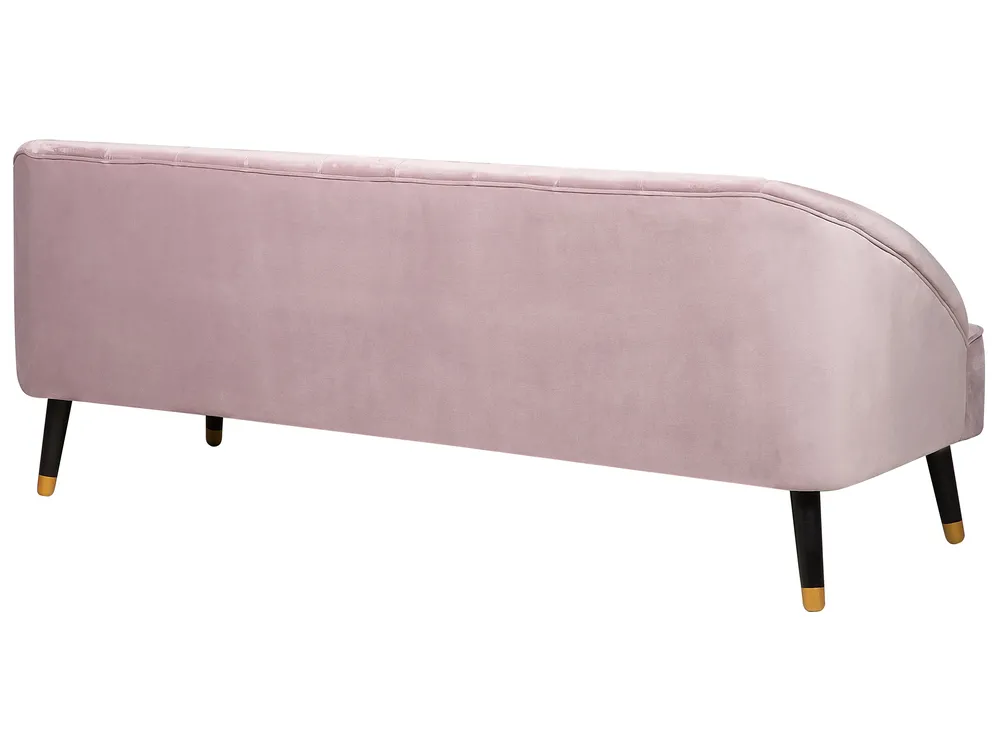 Sofa 3 Seater ALSVAG Velvet Pink_732236