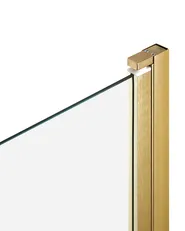 Parete doccia per vasca LAPAN 140 x 80 cm Oro_944167
