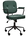 Desk Chair PAWNEE Fabric Dark Green