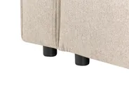 Corner Sofa Bed 3 Seater ROMEDAL II Fabric Beige Left Hand_971605