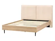 Bett mit Lattenrost Bouclé IZERNORE 140 x 200 cm Beige_971385
