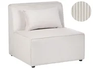 Sezione a 1 posto LEMVIG Velluto a coste Beige_1051975