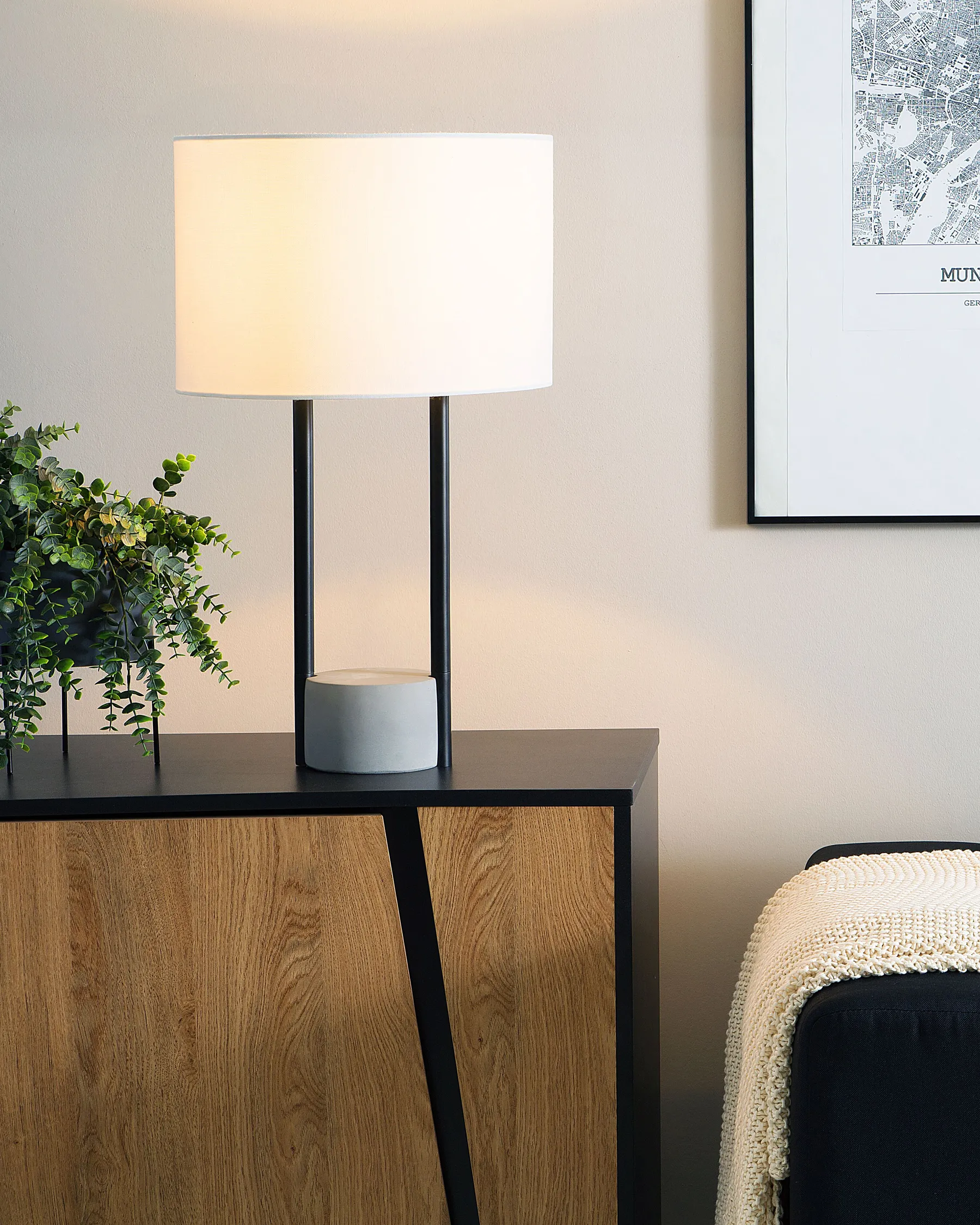 Table Lamp REMUS Metal White_726399