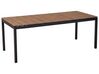 Eettafel uitschuifbaar aluminium licht hout 198/248 x 90 cm TOFANE_928678