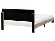 Cama con cajones LONZAC Terciopelo Gris pardo 160 x 200 cm_1014846