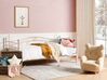 Kovová posteľ 90 x 200 cm pastelová ružová TULLE_883113
