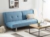 Kék kárpitozott kanapéágy DUBLIN_757162
