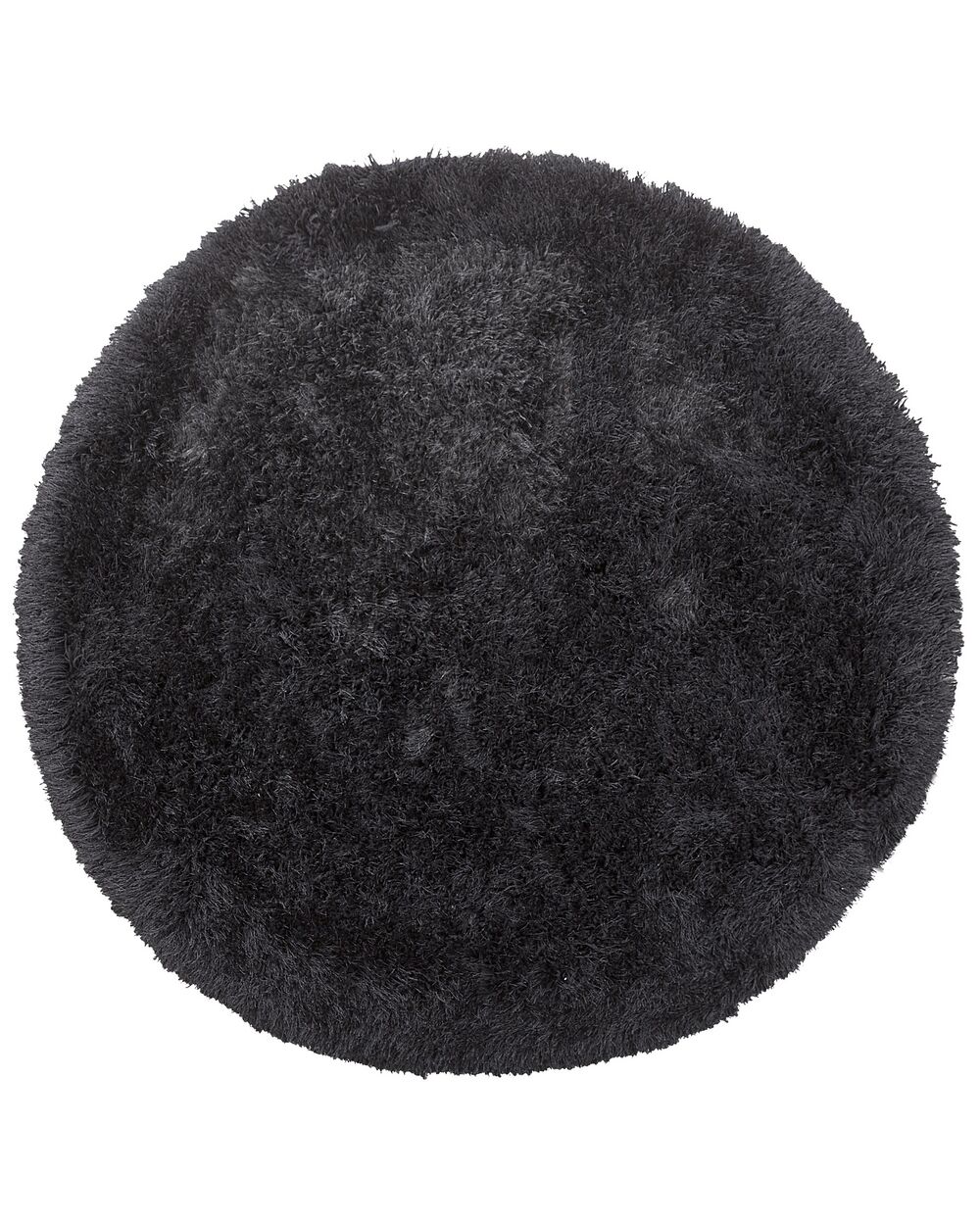 Shaggy-Teppich CIDE Schwarz ø 140 cm
