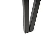Stół do jadalni CAMBELL Beżowoszary 130 cm 80 cm_1150471