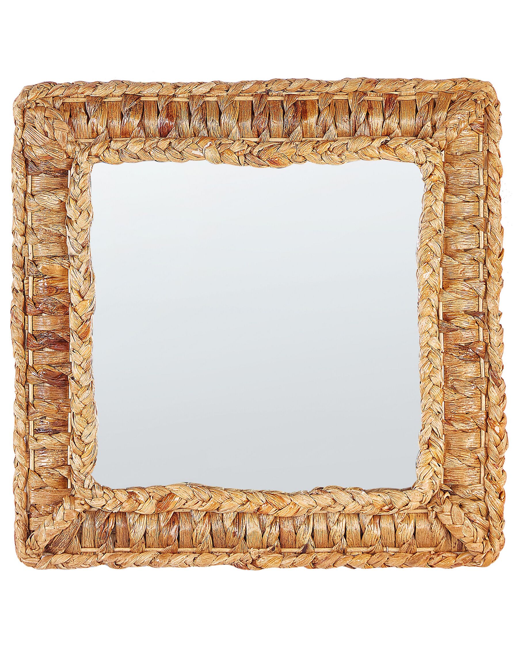 Specchio da parete giacinto d'acqua naturale 52 x 52 cm LANGLI_894206