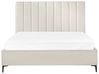 Boucle EU Super King Size Ottoman Bed Off-White SEZANNE_939804