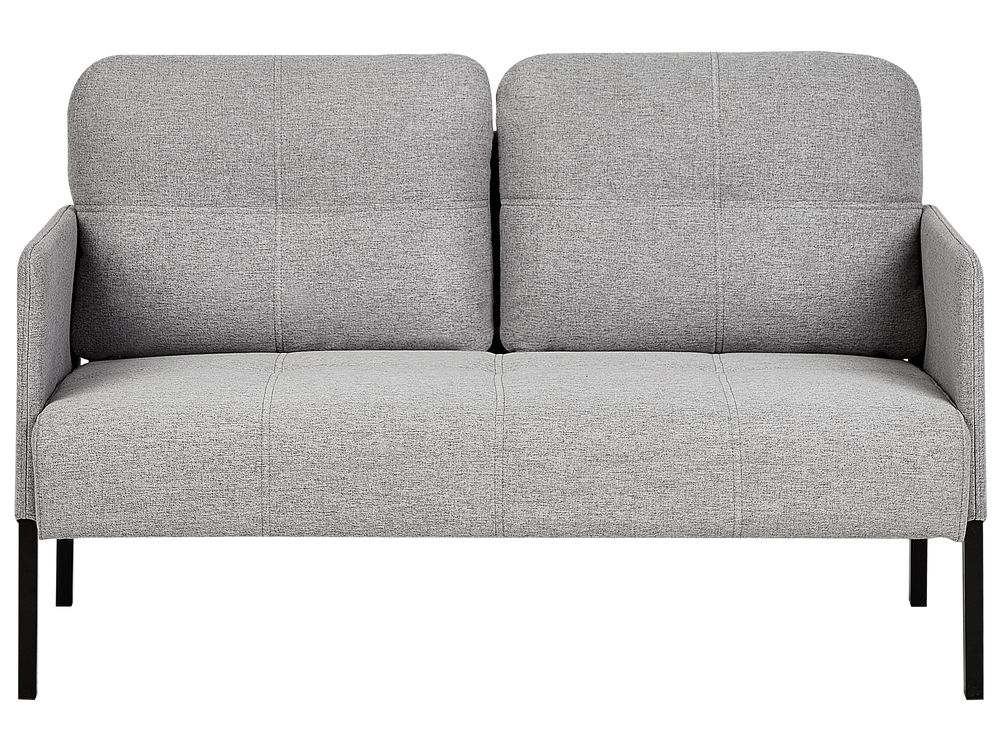 Sofa 2-Sitzer LAHTI Stoff Grau