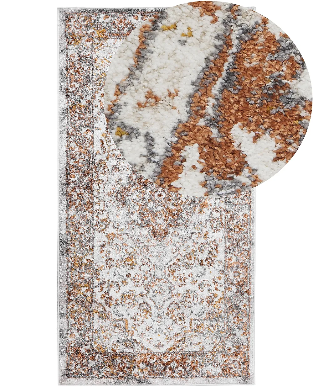 Teppich VAYK Braun Beige 80 x 150 cm
