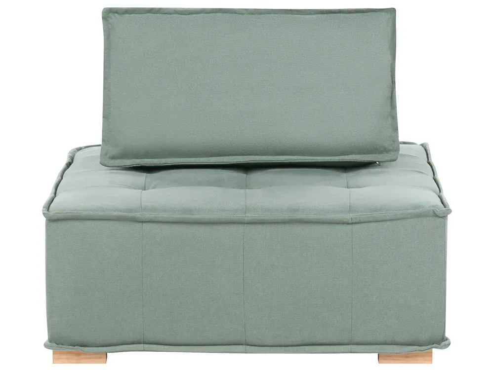 Modular Sofa 2 Seater TIBRO Fabric Light Green_1057751